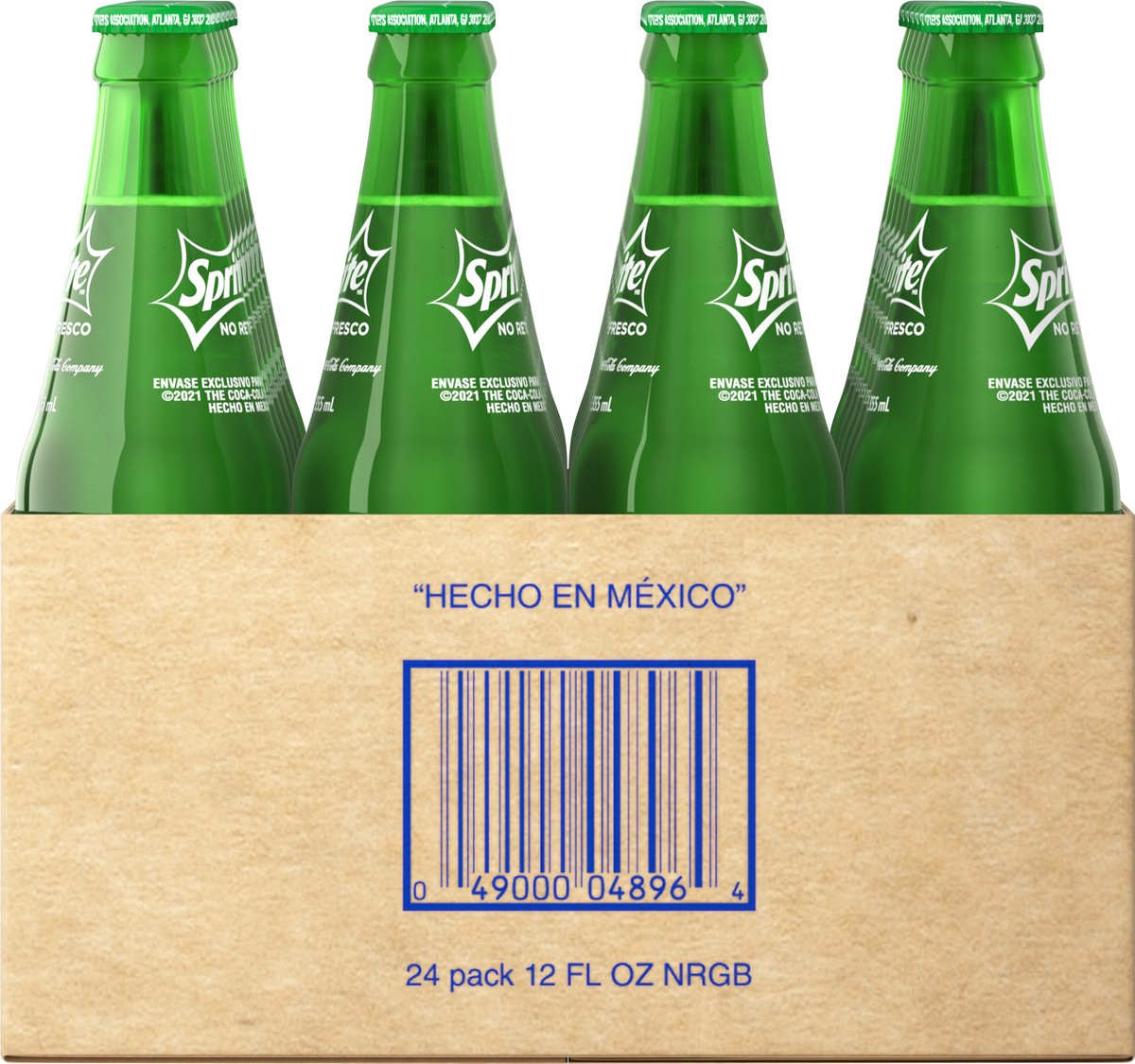 slide 2 of 9, Sprite Mexico Lemon Lime Soda Soft Drinks, 355 mL, 24 Pack, 288 fl oz