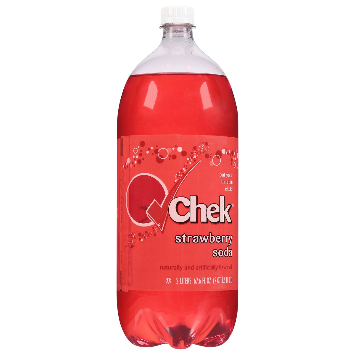 slide 8 of 11, Chek Strawberry Soda- 2 liter, 2 liter