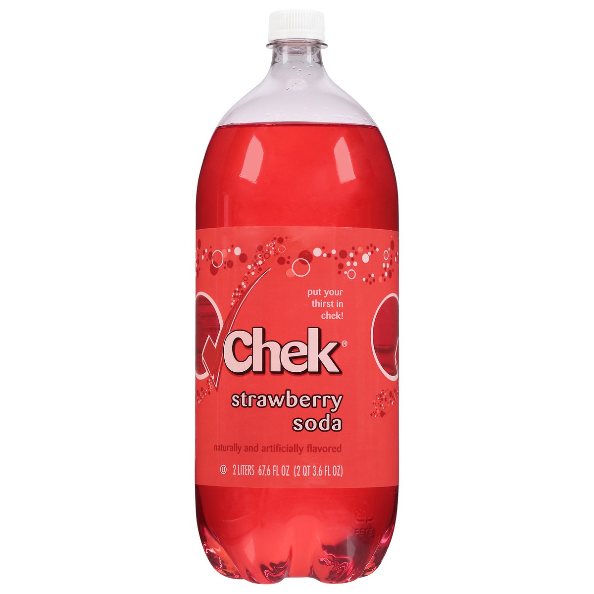 slide 2 of 11, Chek Strawberry Soda- 2 liter, 2 liter