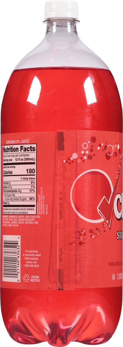 slide 4 of 11, Chek Strawberry Soda- 2 liter, 2 liter