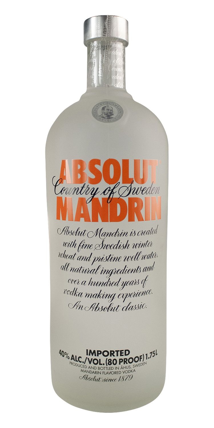 slide 1 of 1, Absolut Mandrin Vodka, 1.75 liter