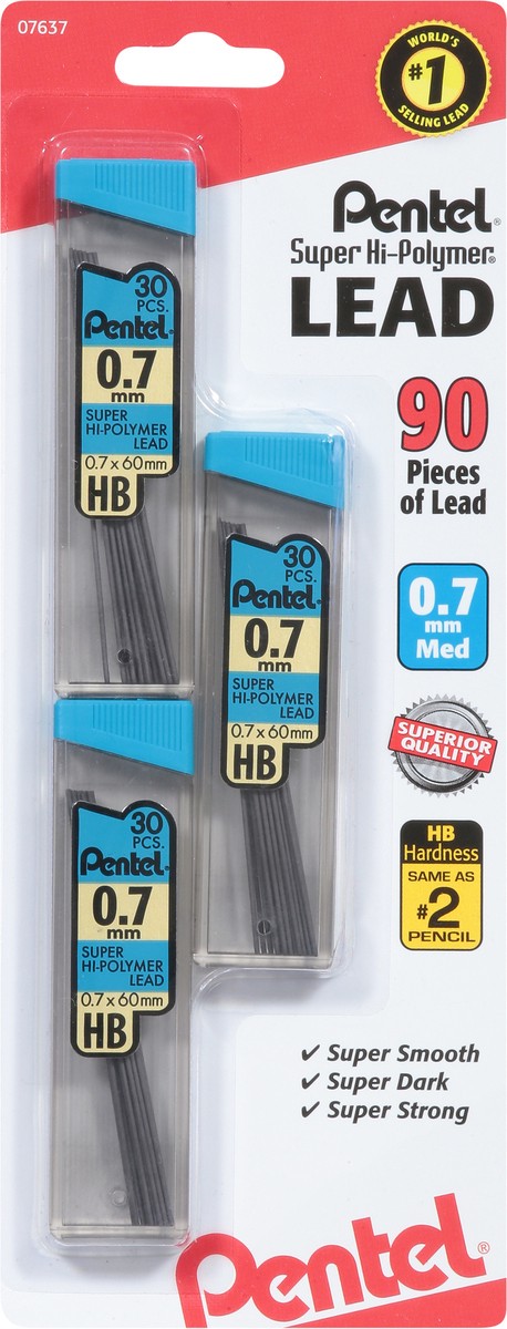 slide 8 of 9, Pentel Medium (0.7 mm) Lead 3 ea, 3 ct