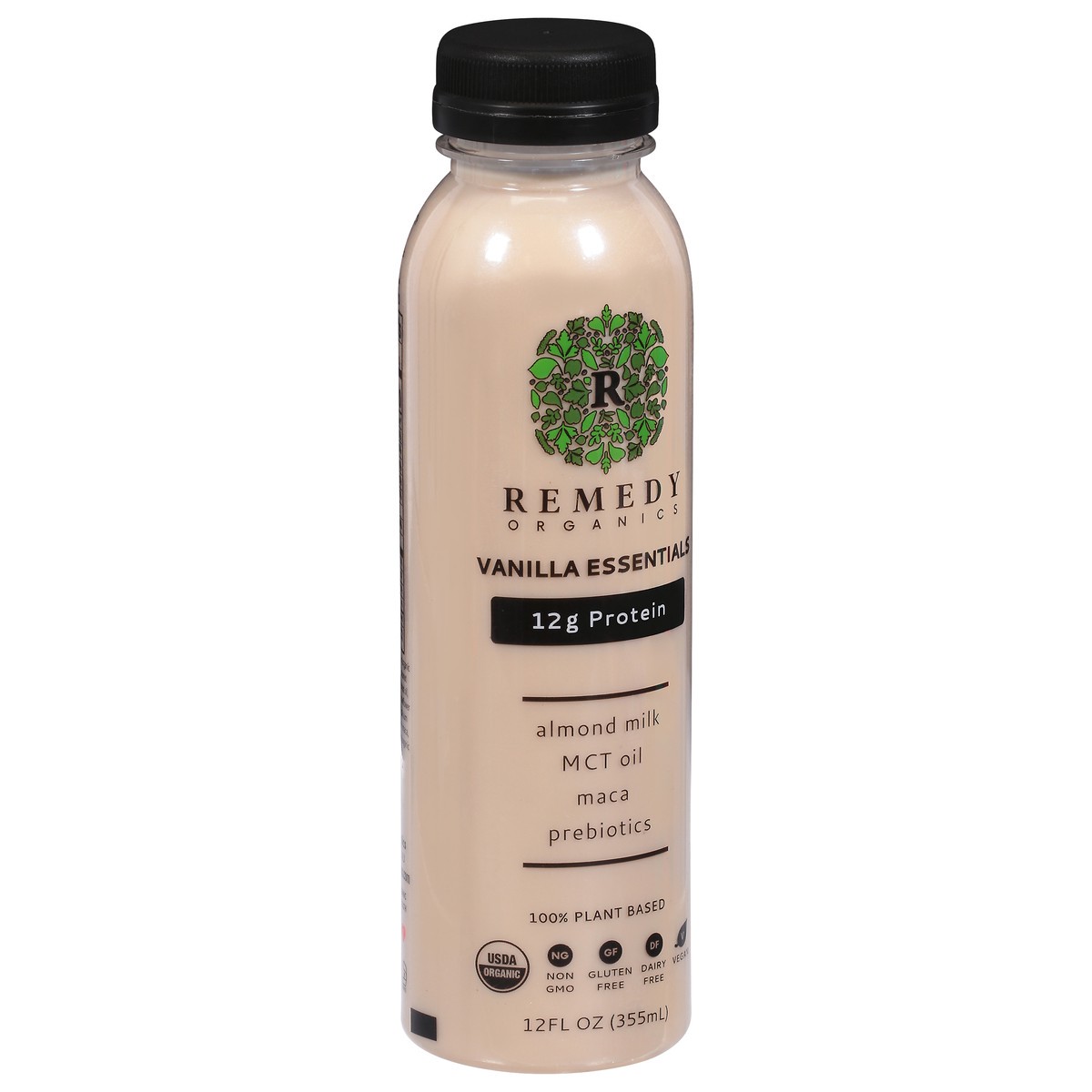 slide 6 of 9, Remedy Organics 100% Plant Based Vanilla Power Shake 12 fl oz, 12 fl oz