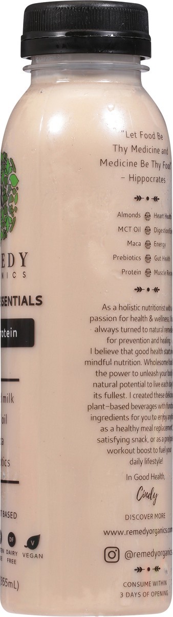 slide 3 of 9, Remedy Organics 100% Plant Based Vanilla Power Shake 12 fl oz, 12 fl oz