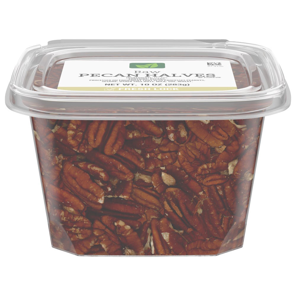 slide 3 of 3, Pre Packaged Bulk Raw Pecan Halves - 10 oz, 10 oz
