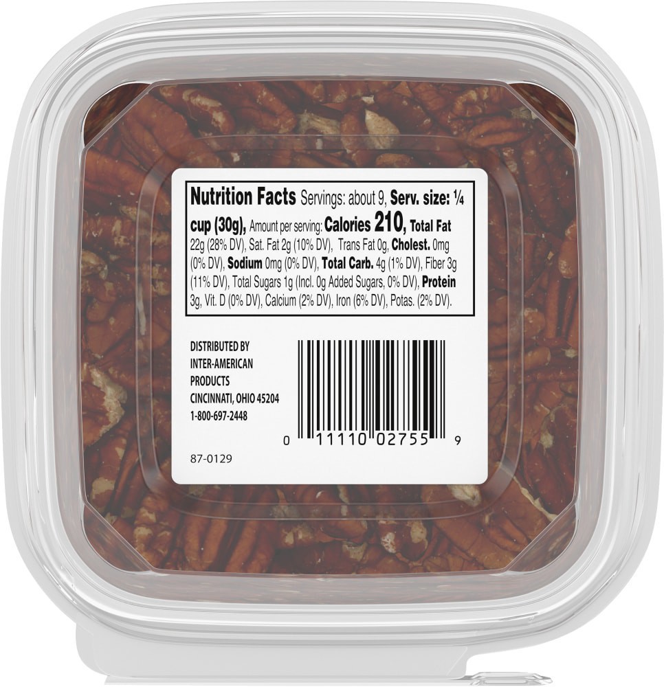 slide 2 of 3, Pre Packaged Bulk Raw Pecan Halves - 10 oz, 10 oz