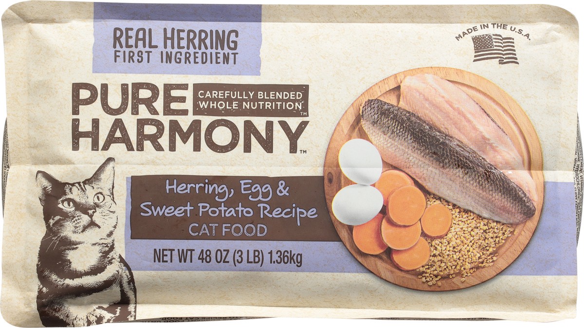 slide 6 of 9, Pure Harmony Herring Egg & Sweet Potato Cat Food, 3 lb