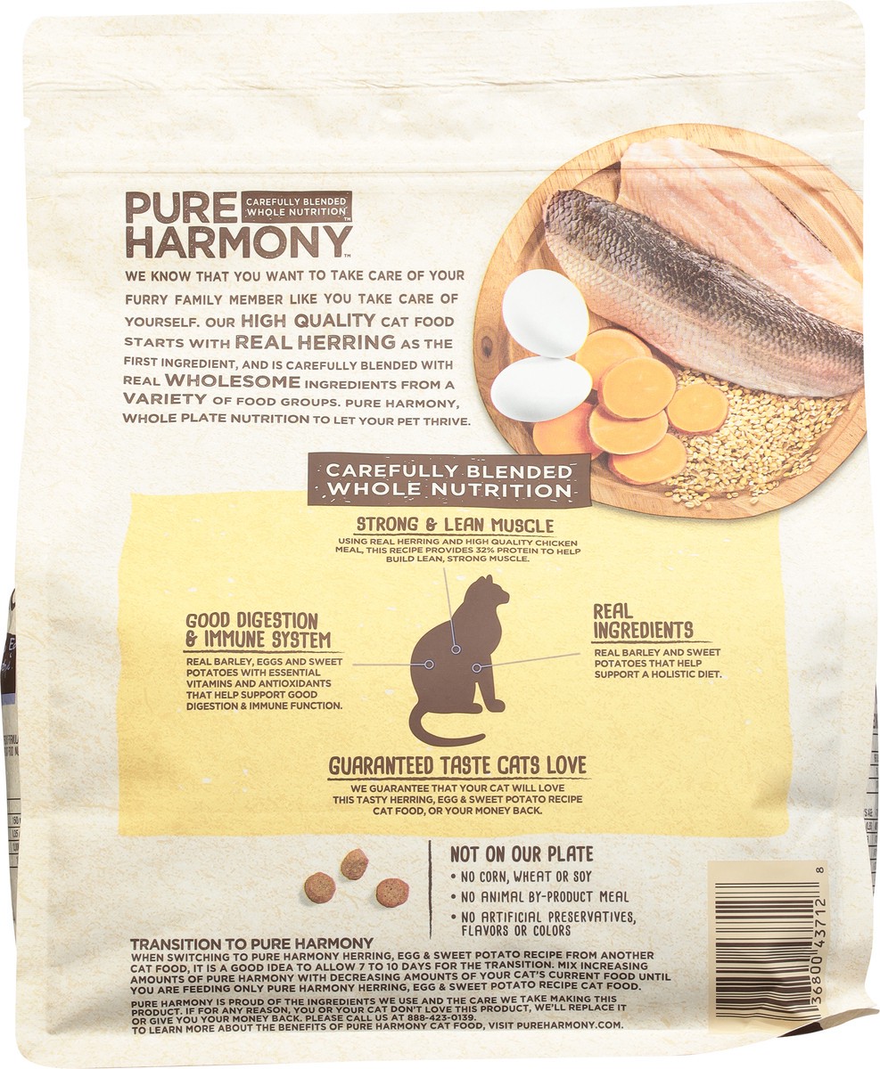 slide 5 of 9, Pure Harmony Herring Egg & Sweet Potato Cat Food, 3 lb