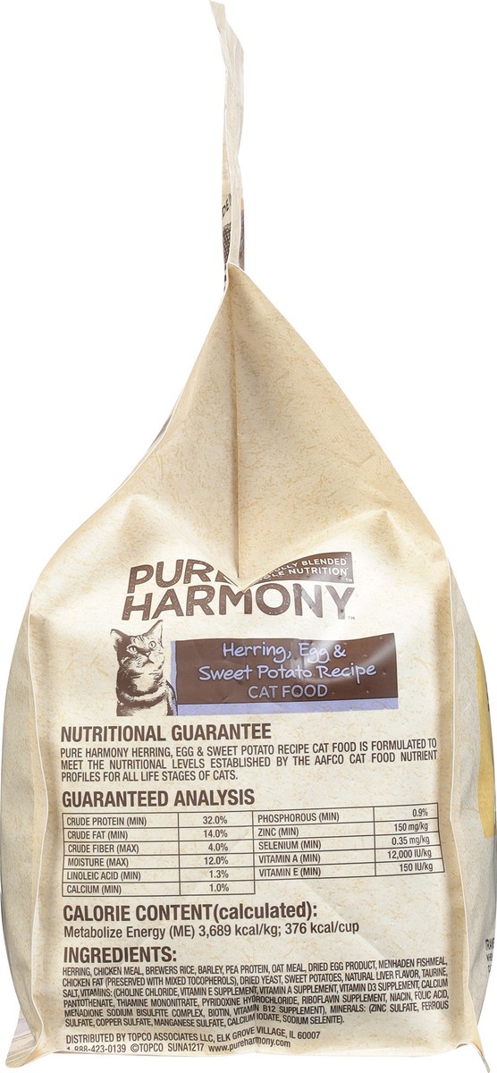 slide 3 of 9, Pure Harmony Herring Egg & Sweet Potato Cat Food, 3 lb