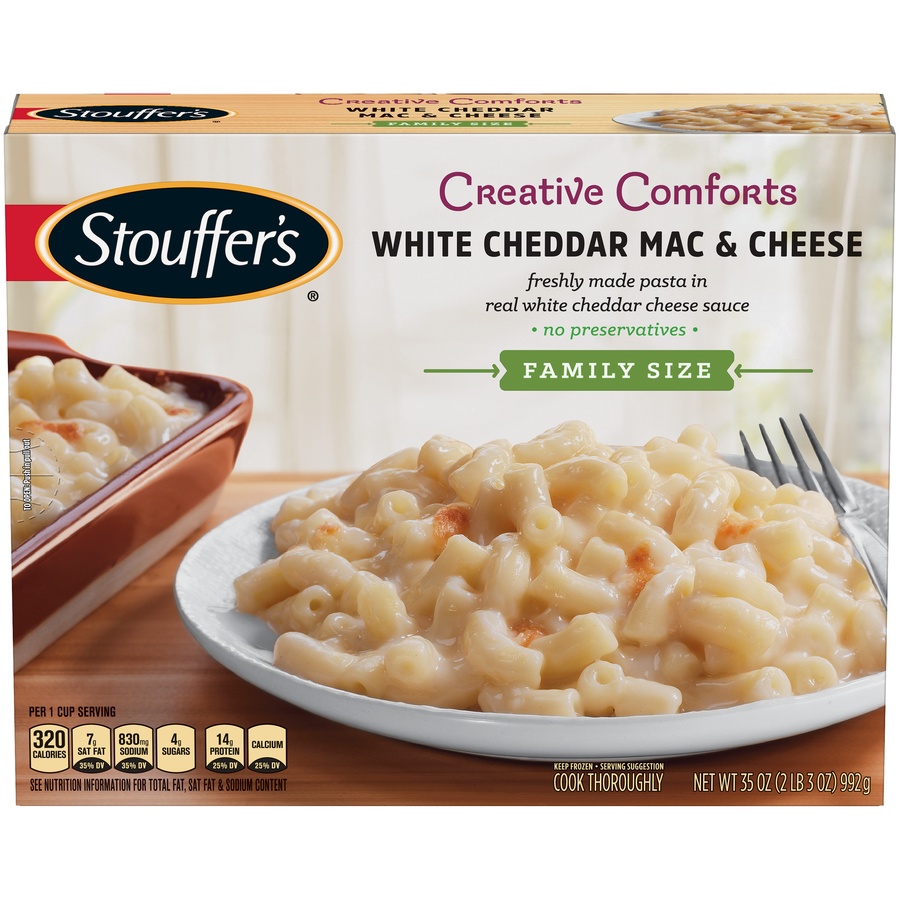 slide 1 of 1, Stouffer's Cheddar Mac & Cheese, 35 oz