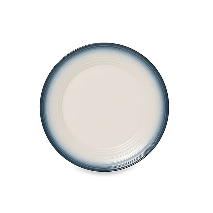 slide 1 of 1, Mikasa Swirl Ombre Dinner Plate - Blue, 1 ct