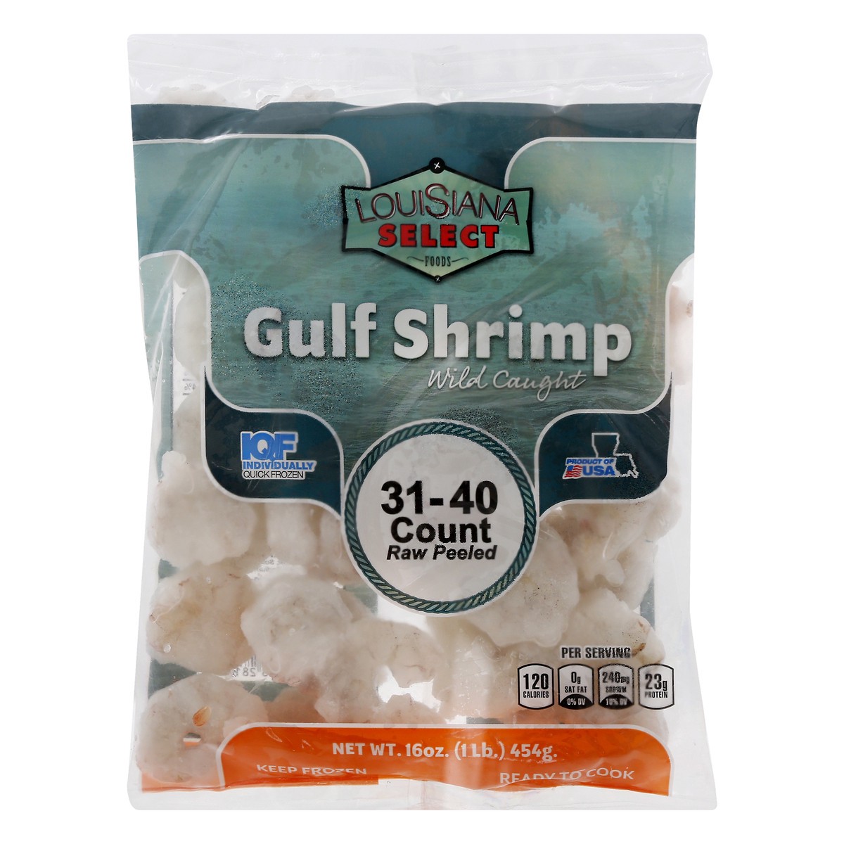 slide 3 of 4, Louisiana Select Foods Wild Caught Gulf Shrimp 16 oz, 