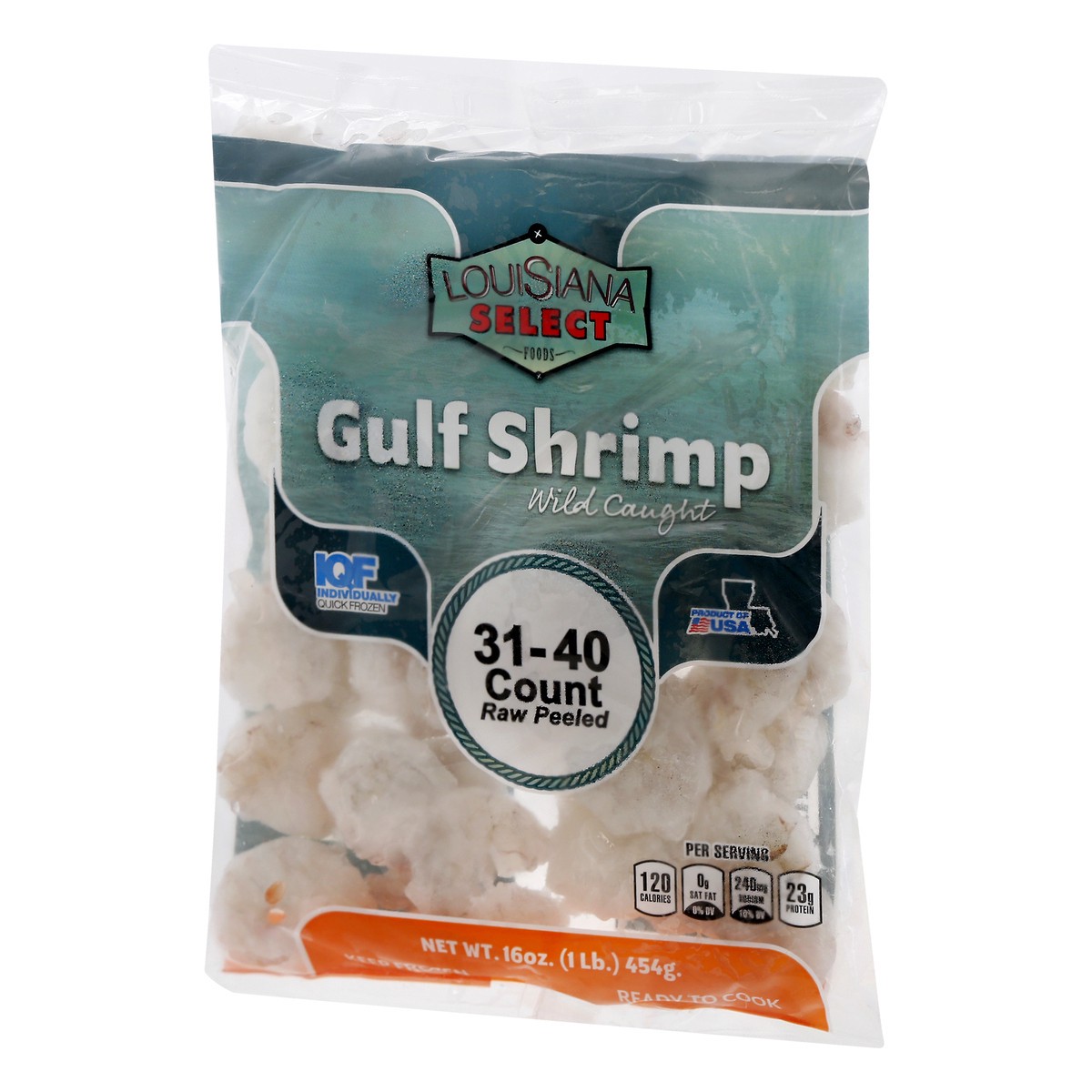 slide 2 of 4, Louisiana Select Foods Wild Caught Gulf Shrimp 16 oz, 