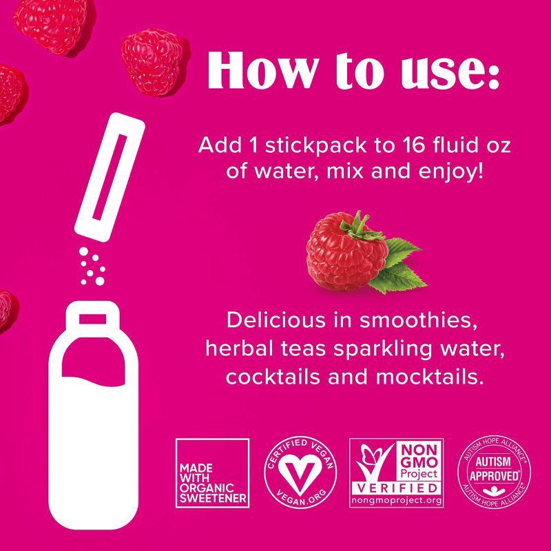 slide 7 of 8, Ultima Replenisher Daily Hydration Electrolyte Stick Packs - Raspberry - 1.6oz/14ct, 2.3 oz