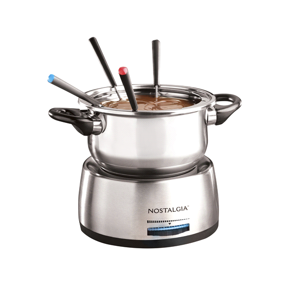 slide 1 of 1, Nostalgia Electric Fondue Pot, 1 ct