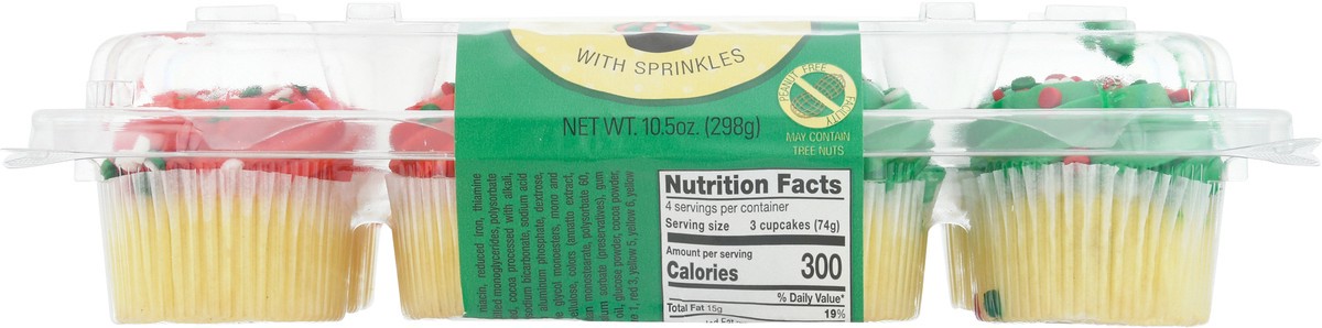 slide 2 of 16, LaBree's Bakery 12Ct Mini Christmas Gold Cupcakes, 10.5 oz