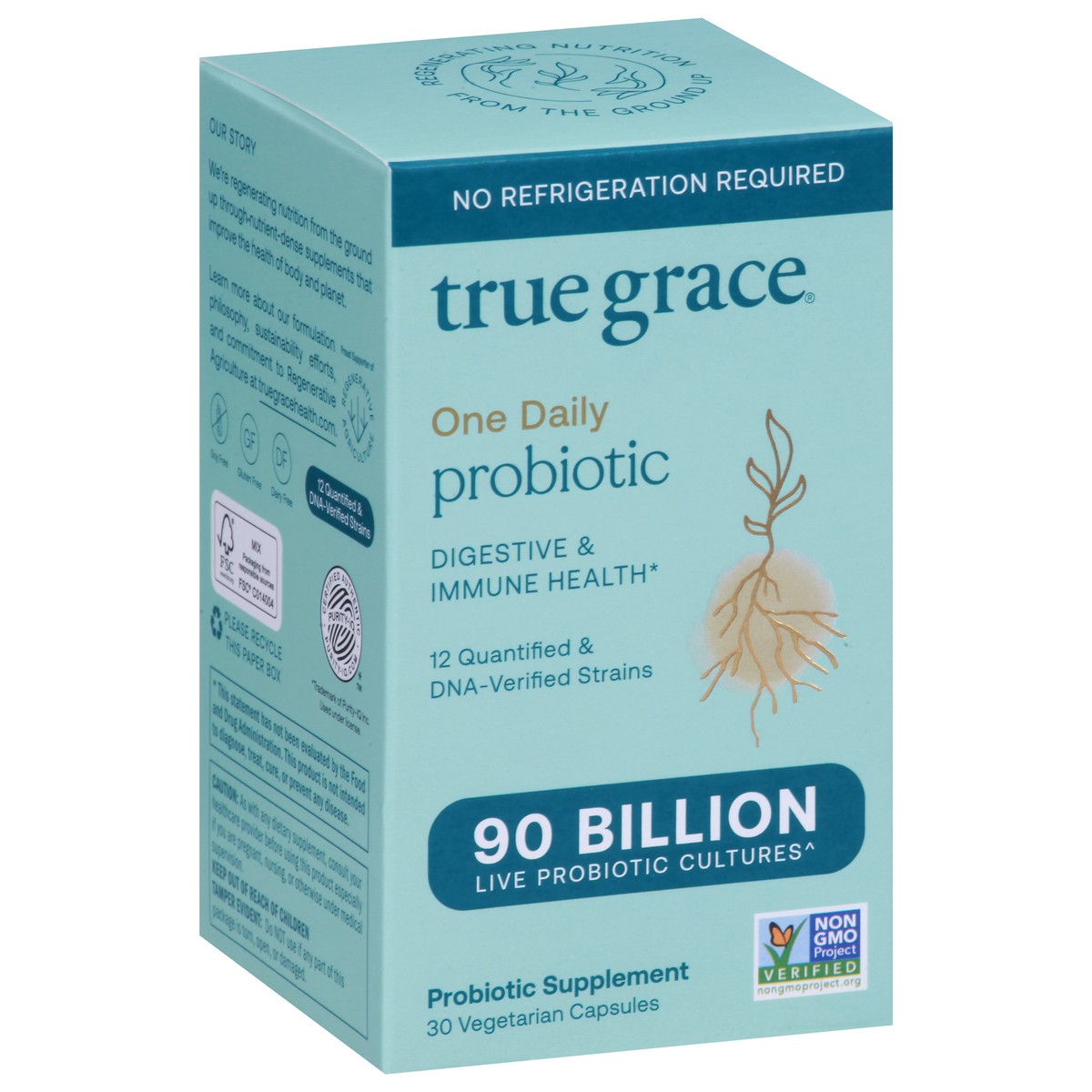 slide 6 of 13, True Grace Probiotic 30 Vegetarian Capsules, 1 ct