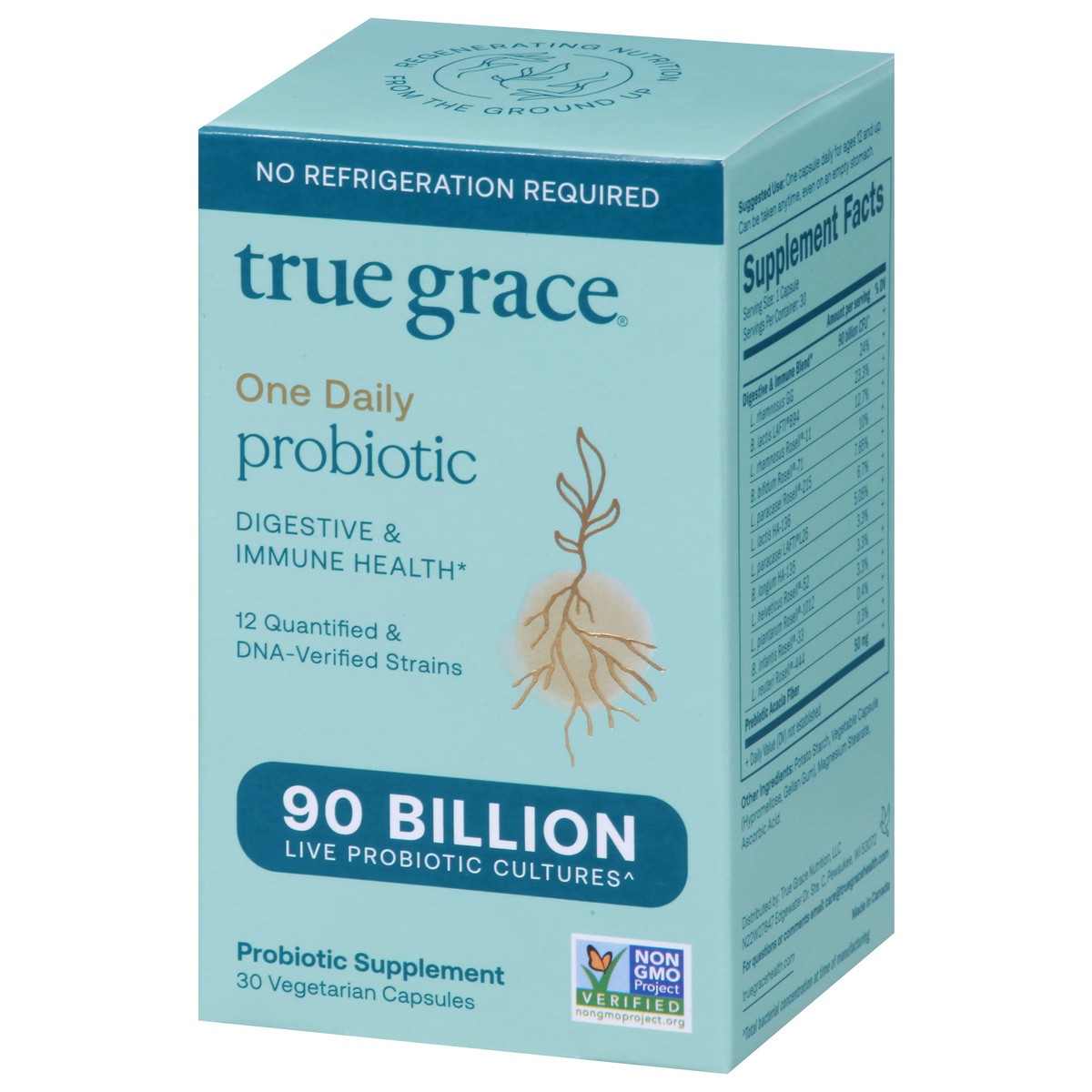 slide 4 of 13, True Grace Probiotic 30 Vegetarian Capsules, 1 ct