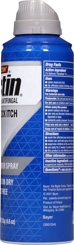 slide 4 of 4, Tinactin Tolnaftate Powder Spray Antifungal 4.6 oz, 4.6 oz