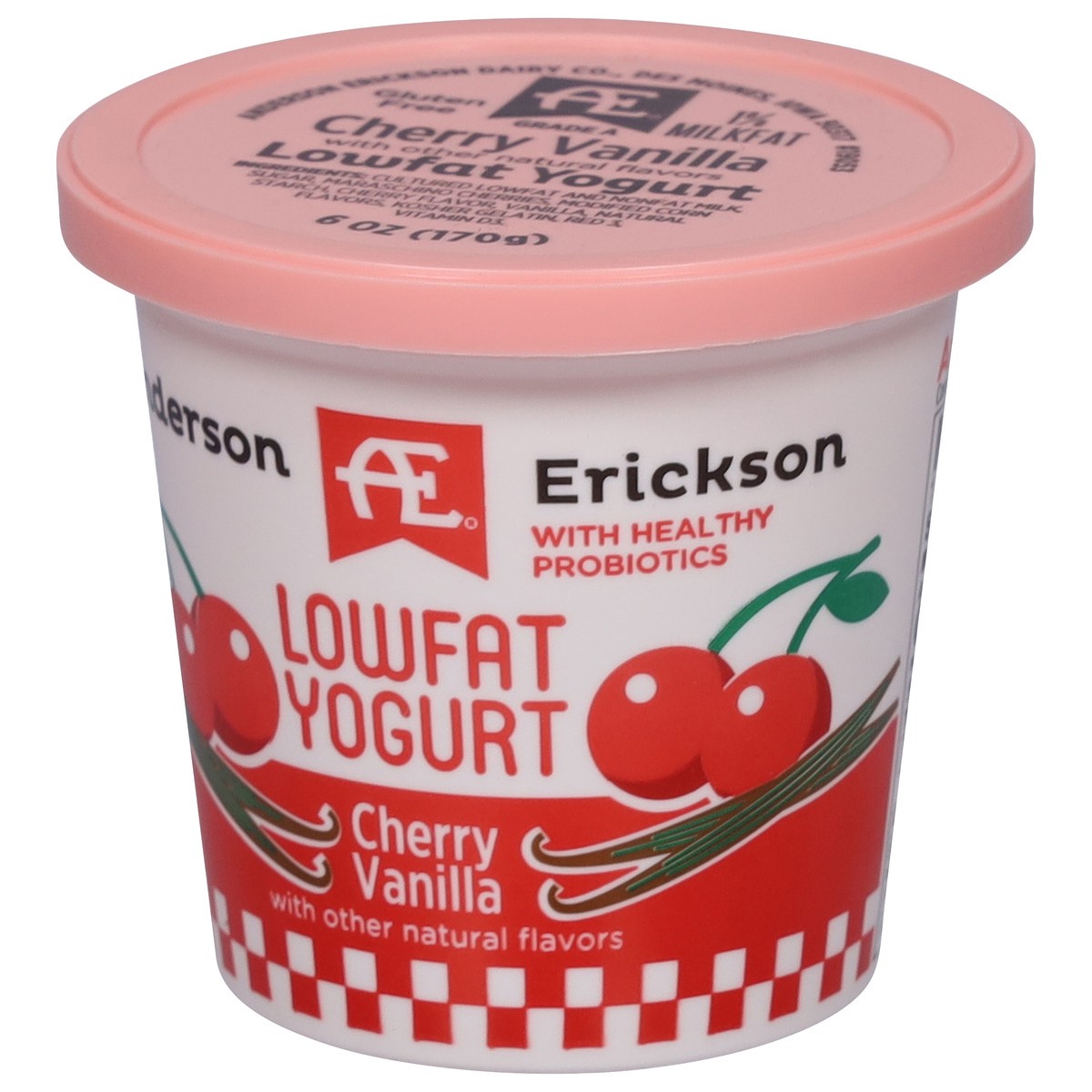 slide 9 of 11, Anderson Erickson Dairy Lowfat Cherry Vanilla Yogurt 6 oz, 6 oz