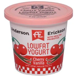 Anderson Erickson Dairy Lowfat Cherry Vanilla Yogurt 6 oz