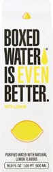 Boxed Water is Better Boxed Water Lemon - 16 oz