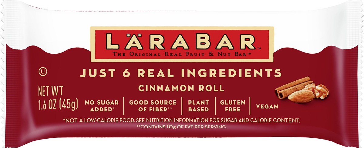 slide 4 of 13, LÄRABAR Cinnamon Roll Fruit & Nut Bar 1.6 oz, 1.6 oz