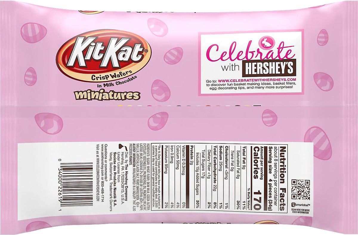 slide 2 of 3, Kit Kat Easter Candy Minis Bag, 10 oz