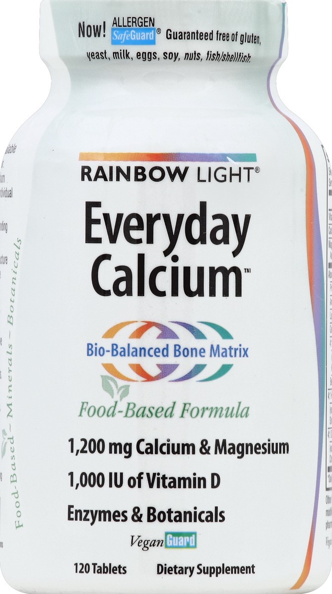 slide 2 of 3, Rainbow Light Everyday Calcium 120 ea, 120 ct