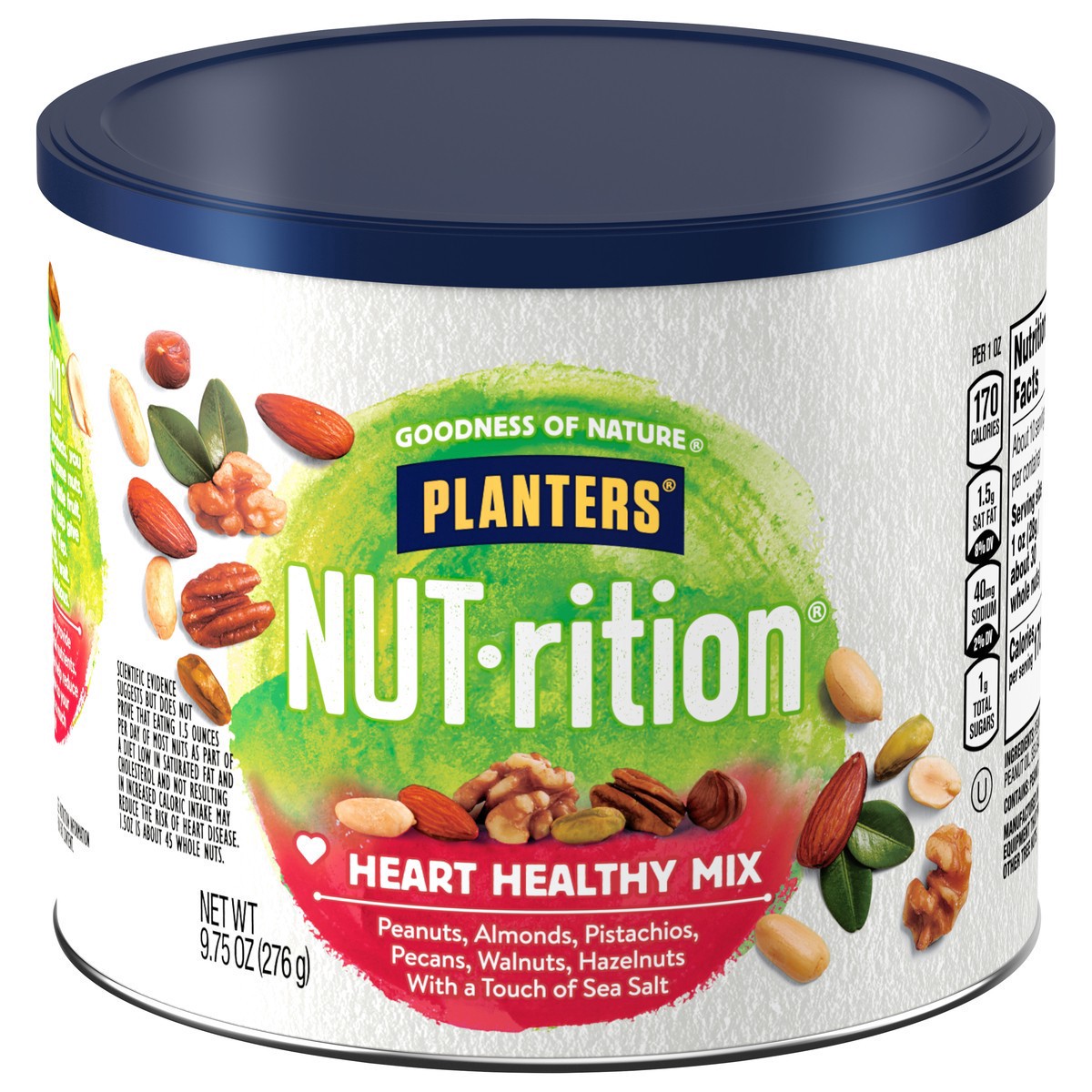 slide 1 of 1, Planters NUTrition Heart Healthy Mix, 