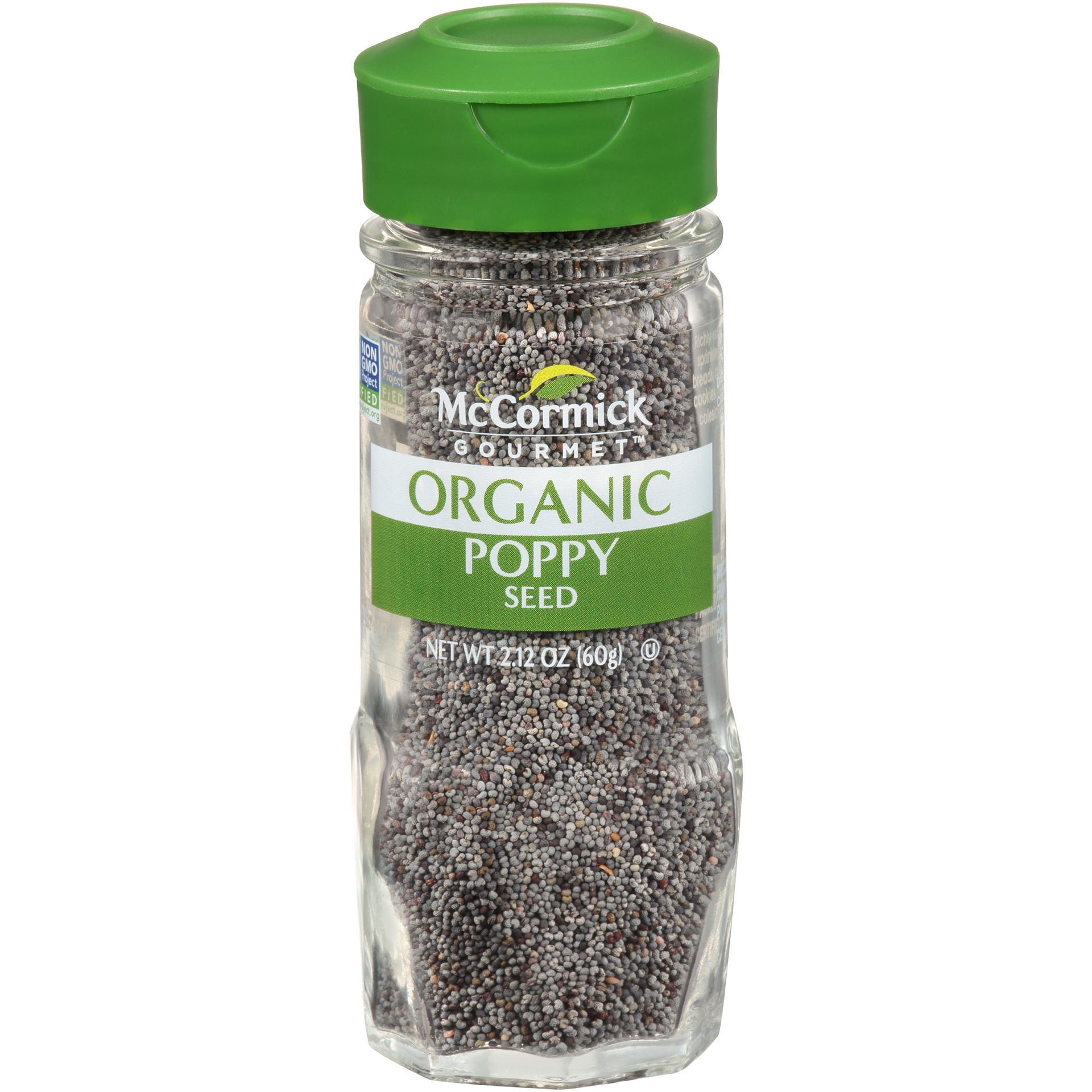 slide 1 of 2, McCormick Gourmet Organic Poppy Seed, 2.12 oz