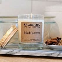 slide 1 of 1, Kalamazoo Candle Company Candle Co. Baked Cinnamon Jar Candle, 1 ct