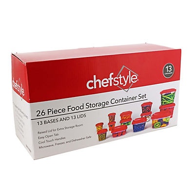 slide 1 of 1, chefstyle Container Set, 13 ct