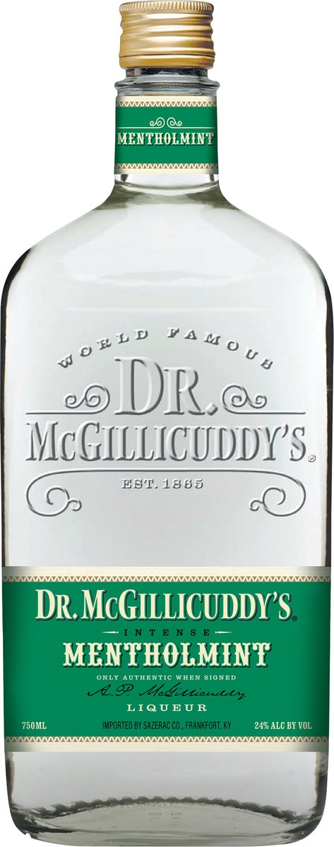 slide 1 of 5, Dr. McGillicuddy's Mentholmint Liqueur, 750 ml, 48 Proof, 750 ml