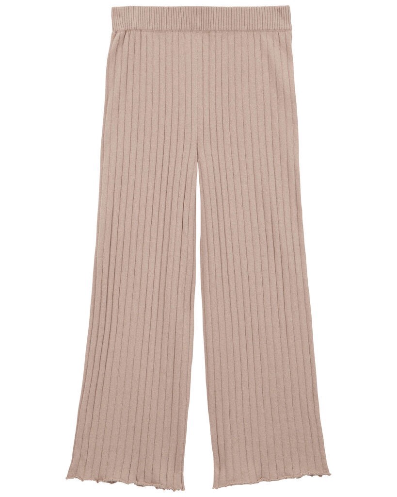 slide 3 of 3, Carter's Kid Sweater Knit Pull-On Flare Pants - Brown Brown 14, 1 ct