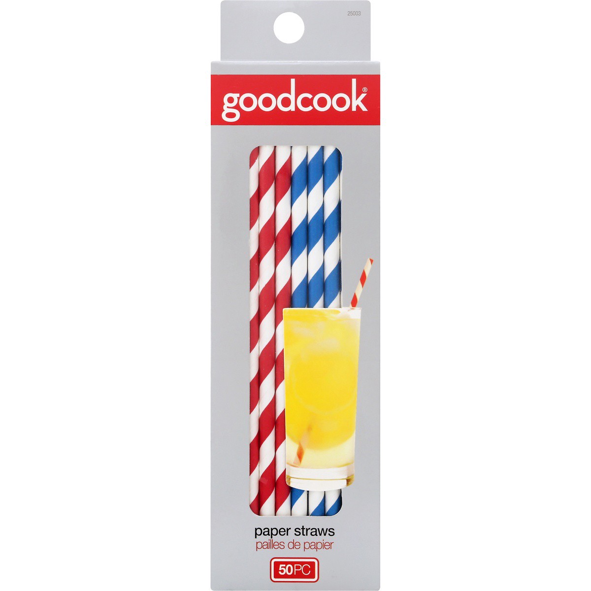 slide 6 of 9, Good Cook Paper Straws, 50 ct