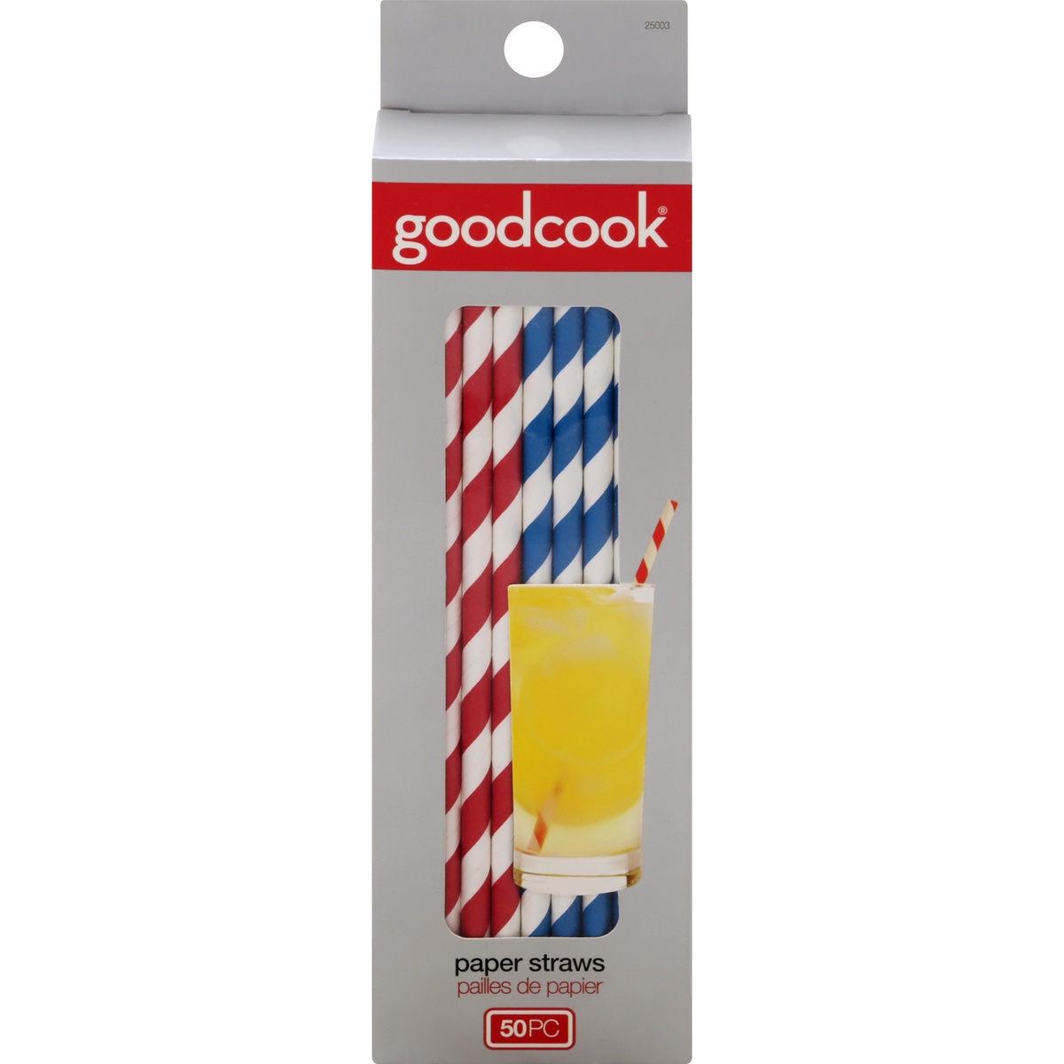 slide 1 of 1, Good Cook Paper Straws, 50 ct