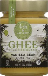 4th & Heart Vanilla Bean Ghee, Vanilla Bean 9 oz