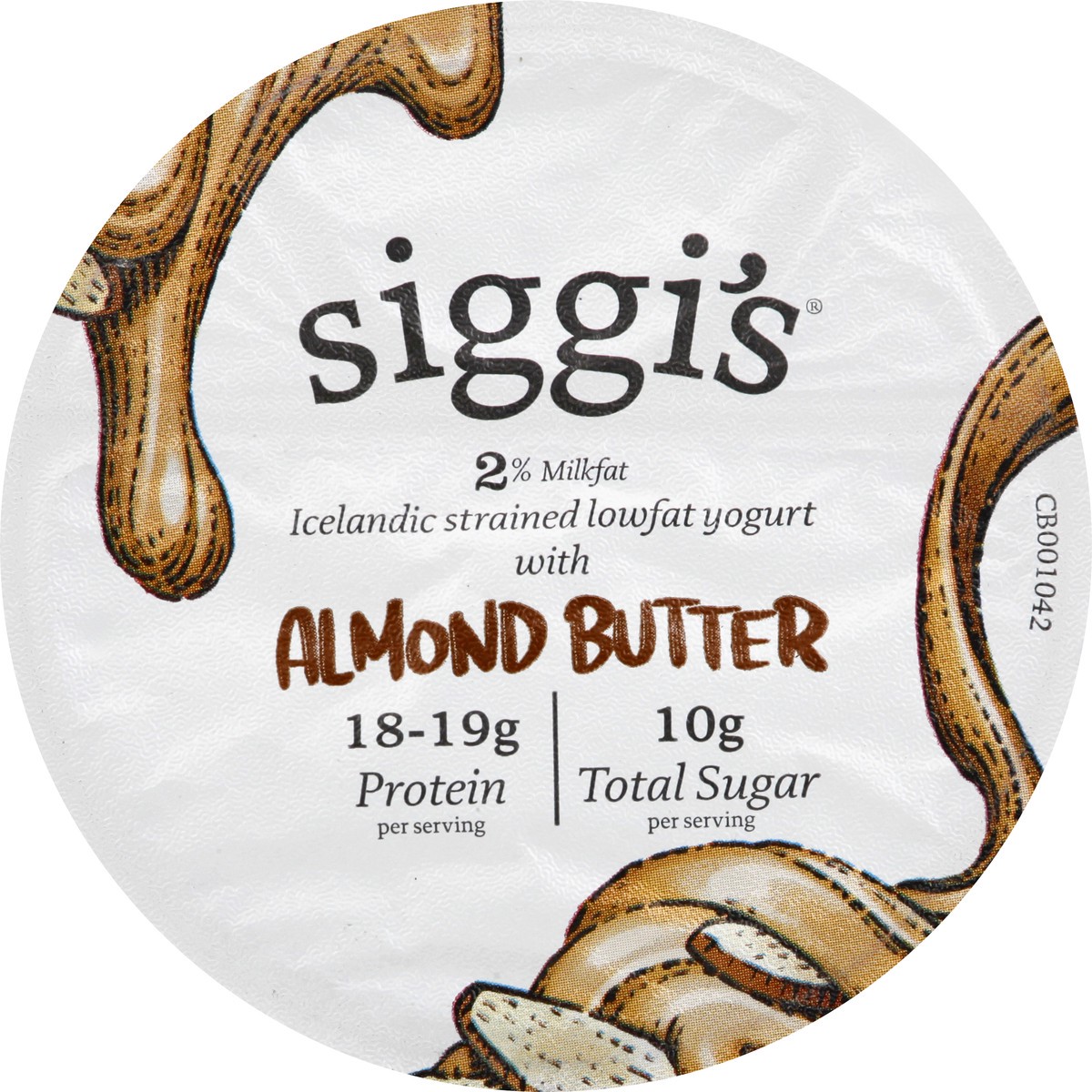 slide 5 of 10, Siggi's 2% Vanilla Skyr with Almond Butter Yogurt, 5 oz