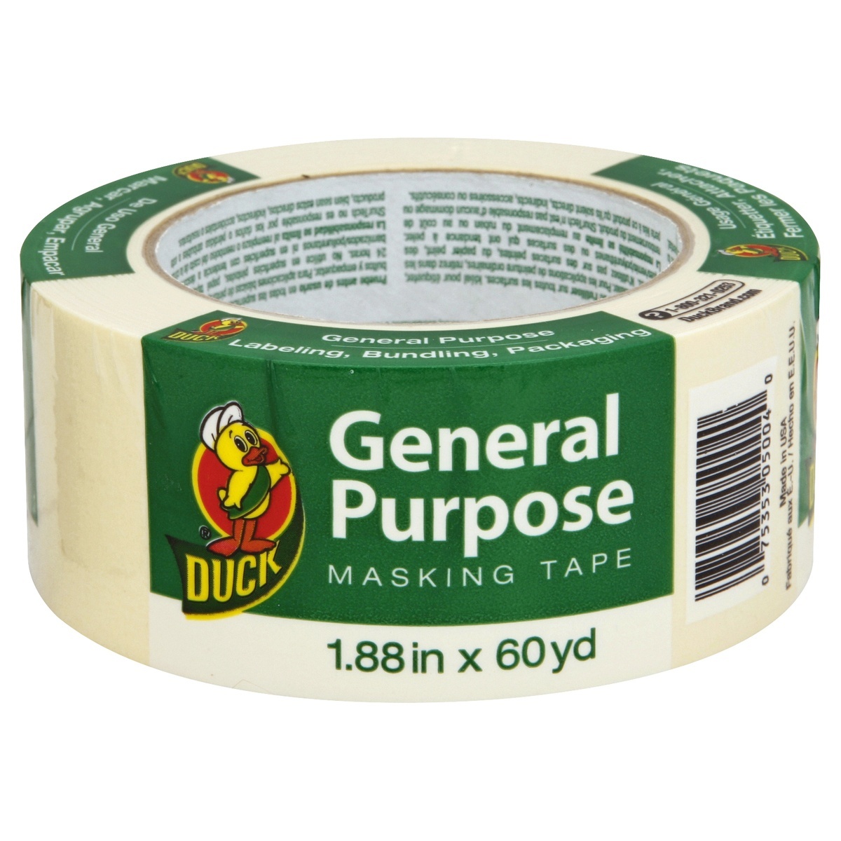 slide 1 of 3, Duck Gray Masking Tape - Each, 1 ct