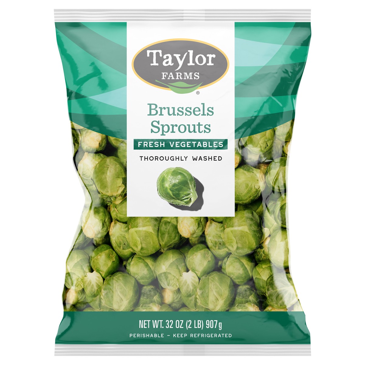 slide 1 of 6, Taylor Farms Brussel Sprouts, 32 oz