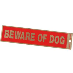Hillman Sign Center Beware of Dog Decal