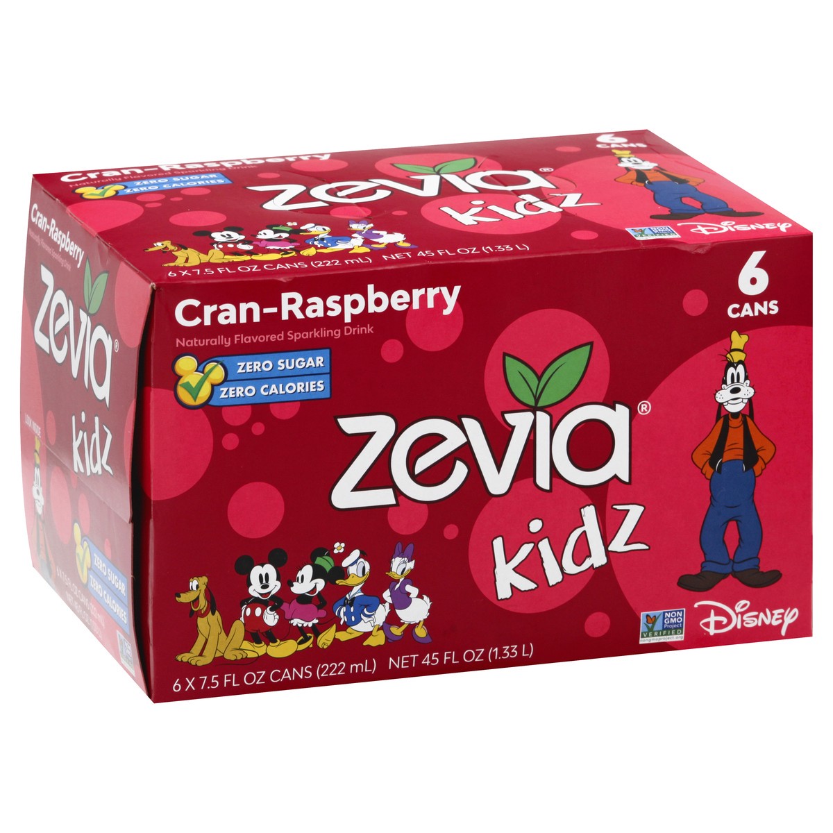 slide 2 of 13, Zevia Soda Cranberry Raspberryberry Kidz, 45 oz