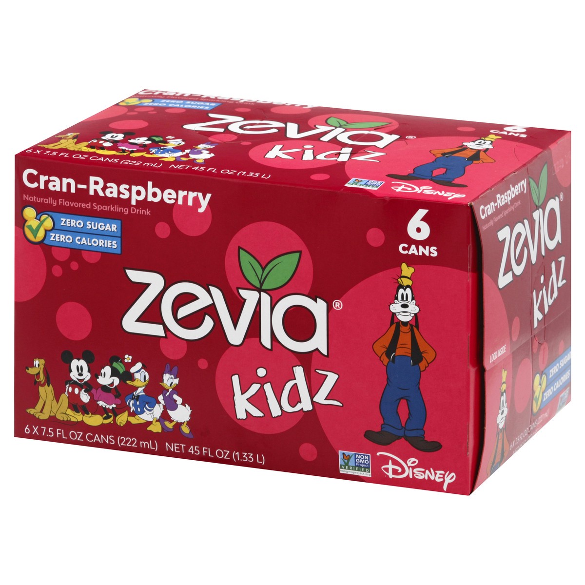 slide 9 of 13, Zevia Soda Cranberry Raspberryberry Kidz, 45 oz