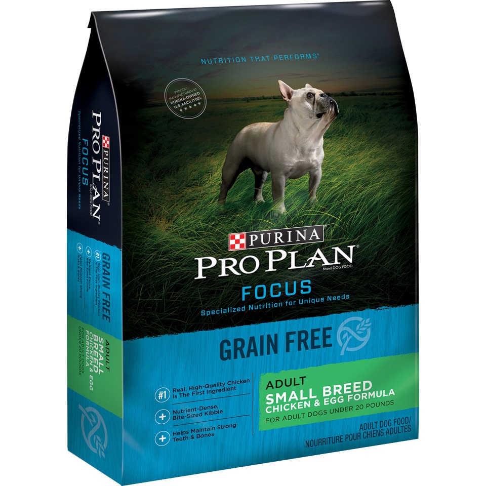 Purina Pro Plan Focus Grain-Free Small Breed Chicken & Egg Formula ...
