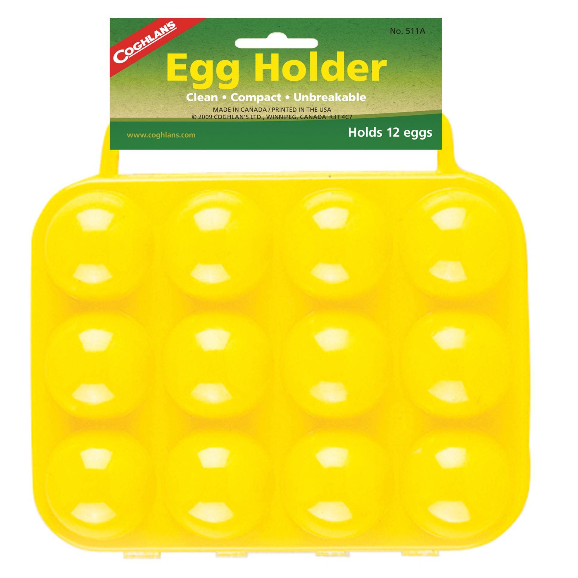 slide 1 of 1, Coghlan's Egg Holder - Yellow, 1 ct