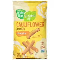 Real Food From the Ground Up Cheddar Flavor Cauliflower Stalks 4 oz