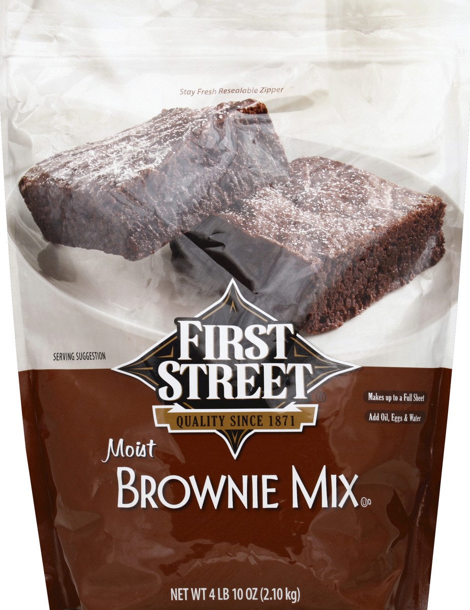 slide 4 of 6, First Street Brownie Mix, 4.1 lb