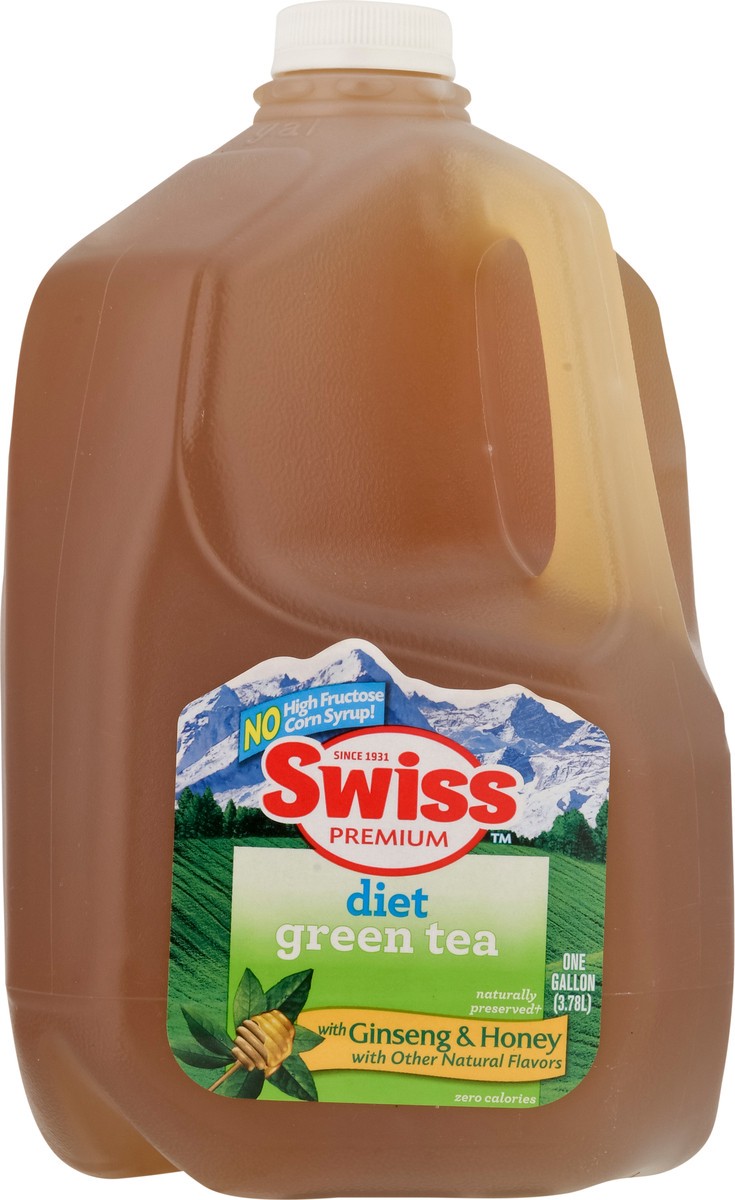 slide 7 of 13, Swiss Premium Diet Ginseng & Honey Green Tea - 1 gal, 1 gal