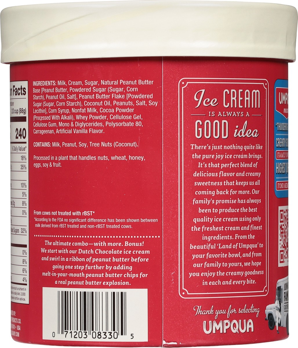 slide 8 of 9, Umpqua Chocolate Peanut Butter Ice Cream 1.5 qt, 1.5 qt